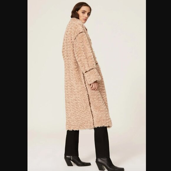 OOFWear Reversible Faux Shearling Coat, EU 38 US XS - Picture 2 of 10